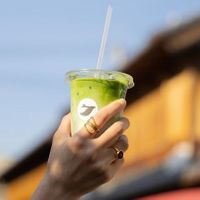 Matcha latte at Matcha Arata - 抹茶あらた in Kawagoe