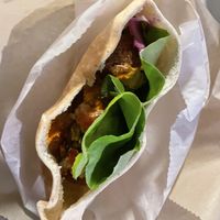 falafel pita #Veganuary at Falafel Inc in Alexandria