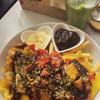 Smokey bbq loaded fries at Guava in Sittard