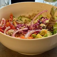 Sorry , had started eating before remembering to take photo at Energy Life Kitchen - ELK in Kaunas