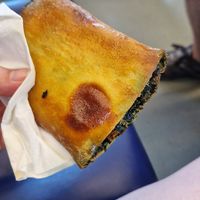 Spinach and olives pastry at PastaRun in Siracusa