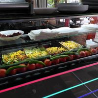 Salad for kebap at Mervan Bistro in Berlin