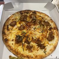 Soy meat teriyaki pizza  at HND - Chaya Vegan Friendly Tokyo - T3 in Ota