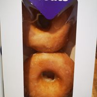Glazed Ring Doughnuts at Greggs in Brentwood