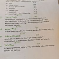 Vegane Gerichte auf der Speisekarte im Februar 2026 at Com3Mien  in Bingen Am Rhein