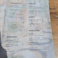 Menu at Brasserie Schovenhorst in Putten