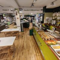 The Cafe and the store at Maran Vegan in Vienna