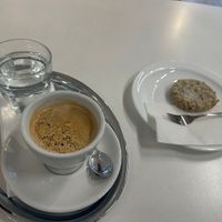 Americano and Chia/Lemon cookie  at Maran Vegan in Vienna