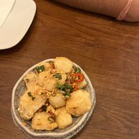 Salt and pepper bean curd   at RedFarm in London