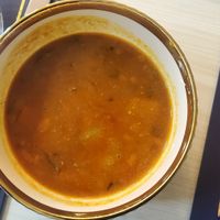 Soup included at Dostana Indian Restaurant in Samarkand