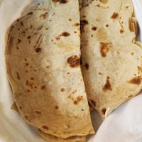 Roti at Dostana Indian Restaurant in Samarkand