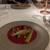 Smoked garlic and cherry soup at Telezzüz in Istanbul