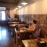 Ad Fundum bar interior at Ad Fundum Bar in Barcelona