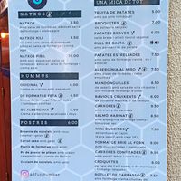 Carta at Ad Fundum Bar in Barcelona