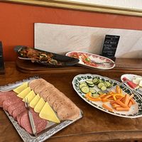 cold buffet  at V-Cake Cafe in Dresden