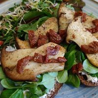 Pilz brot at V-Cake Cafe in Dresden