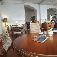 Interior at V-Cake Cafe in Dresden