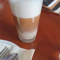 Latte macchiato  at V-Cake Cafe in Dresden