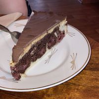 Donauwelle: fluffy, creamy and fruity. Well balanced   at V-Cake Cafe in Dresden