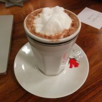 Hot chocolate at V-Cake Cafe in Dresden