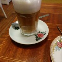 Pumpkin spice latte at V-Cake Cafe in Dresden