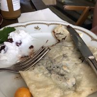 Chocolate banana crepes  at V-Cake Cafe in Dresden