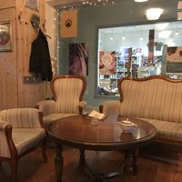 Vintage furniture   at V-Cake Cafe in Dresden