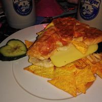 Sandwich and cheese at Chaostheorie in Berlin