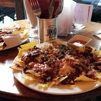nachos with chili con care
OMG so delicious for so little money at Chaostheorie in Berlin