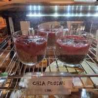 Vegan chia pudding at Bubō in Budapest