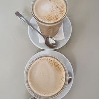 Plant-milk lattes at Bubō in Budapest