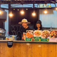 Co-chefs.. :) at Lanna Square Vegan in Chiang Mai