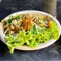 Stir fried noodles  at Lanna Square Vegan in Chiang Mai