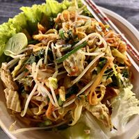 Thai noodle dish   at Lanna Square Vegan in Chiang Mai