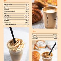 Drinks menu at KEF - BAKAÐ in Keflavik