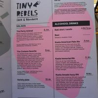 Salads at Tiny Rebels in Crete