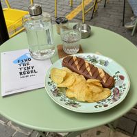 Sandwich (yum!)  at Tiny Rebels in Crete