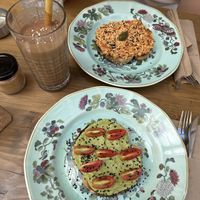 Mama Africa (smoothie), Oh my Guac!, Scrambled Eggz Toast  at Tiny Rebels in Crete