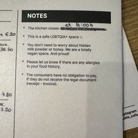 lgbtqia+ and allergy friendly space ❤️  at Tiny Rebels in Crete