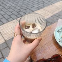 XL freddo cappuchino (with a few sips less) at Tiny Rebels in Crete