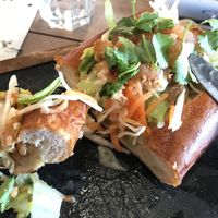 Vegan broodje met tofu, smaaksensaties volop!  at Manud in Zermatt