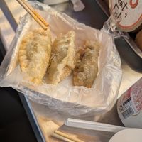 vegan dumplings at Aha! in Seoul