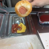 Corn dog  at Aha! in Seoul