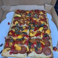 Vegan peach of dankness at Brutal Pie in Grand Junction