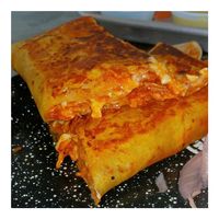 Jackfruit Birria Burrito at Taqueria La Esquina in Tucson