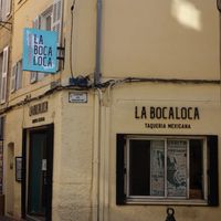 The corner snackbar at La Boca Loca in Aix-en-provence