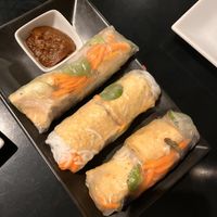 Vegan rice paper rolls  at The Oneh Jurien in Jurien Bay
