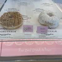 Peanut butter and coconut option also vegan  at La Donuteria in Dubai