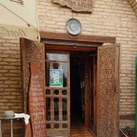 Entrance at Tea House Bir Gumbaz in Khiva
