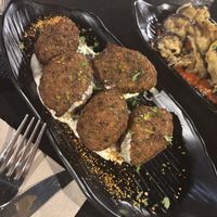 Spiced zucchini beignets  at YERBAxabia  in Javea